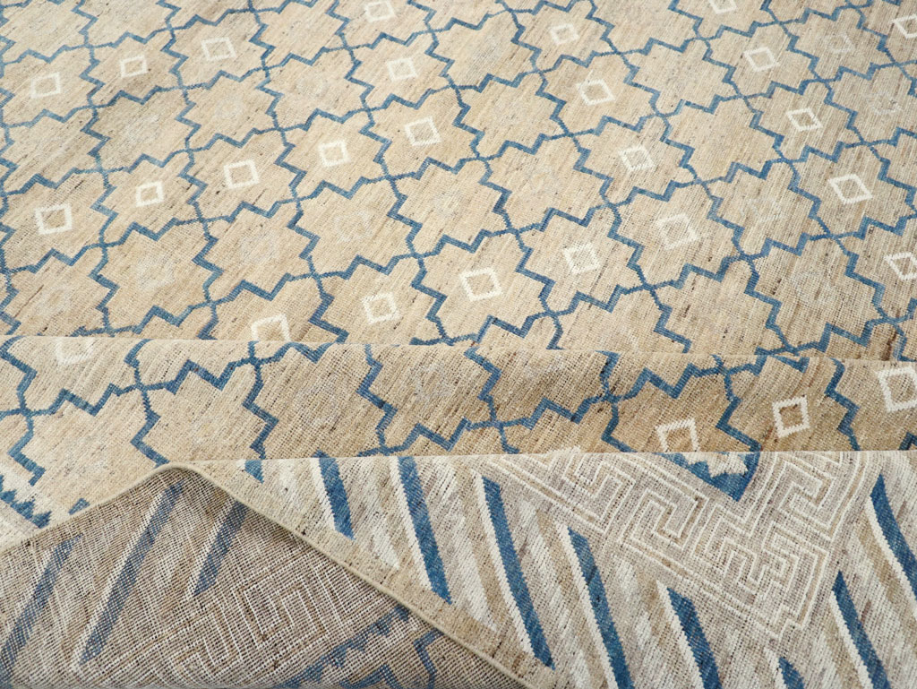 Modern East Turkestan Khotan Large Room Size Carpet, No.32166 - Staging