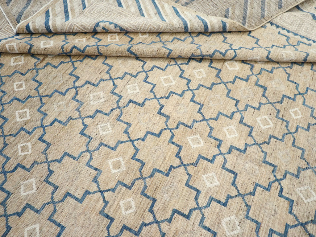 Modern East Turkestan Khotan Large Room Size Carpet, No.32166 - Staging