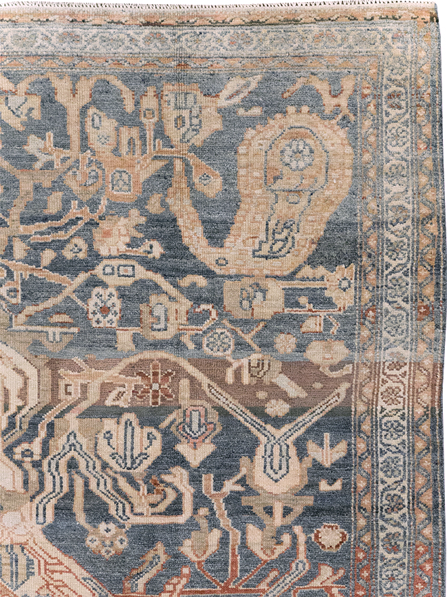 Antique Persian Bakhtiari Gallery Carpet, No.32184 - Staging