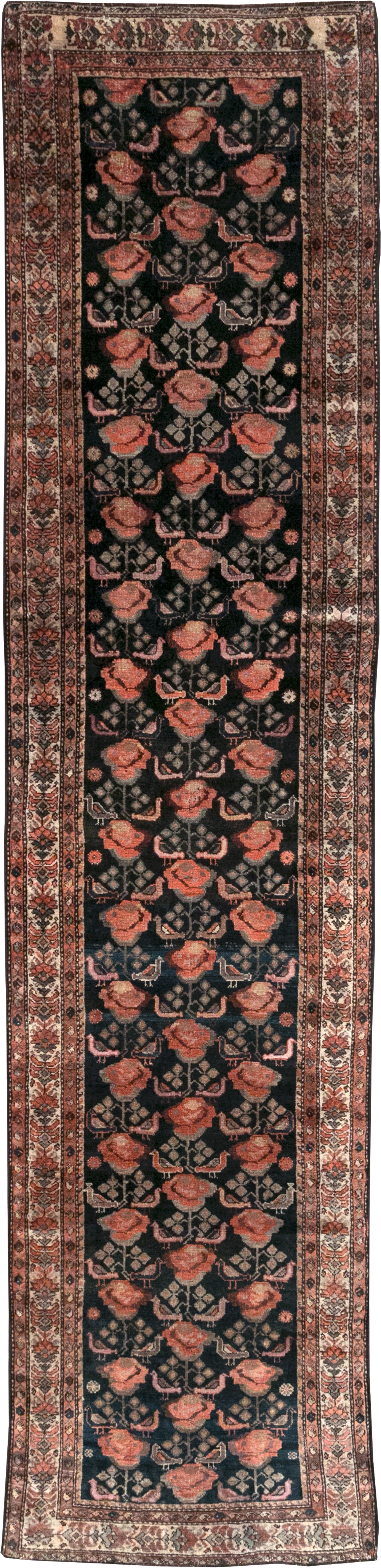 Antique Persian Kurdish Runner, No.32210 - Staging