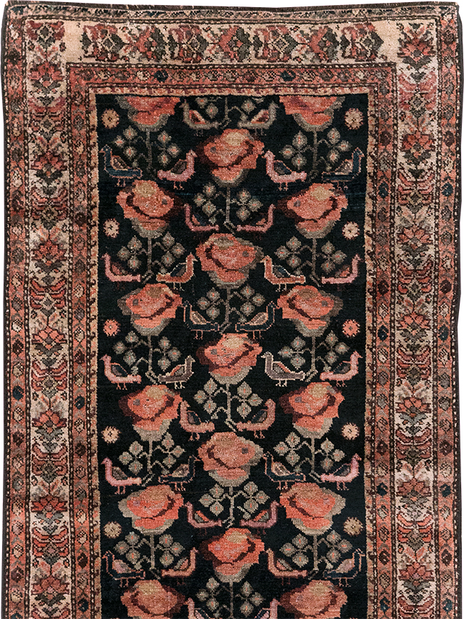 Antique Persian Kurdish Runner, No.32210 - Staging