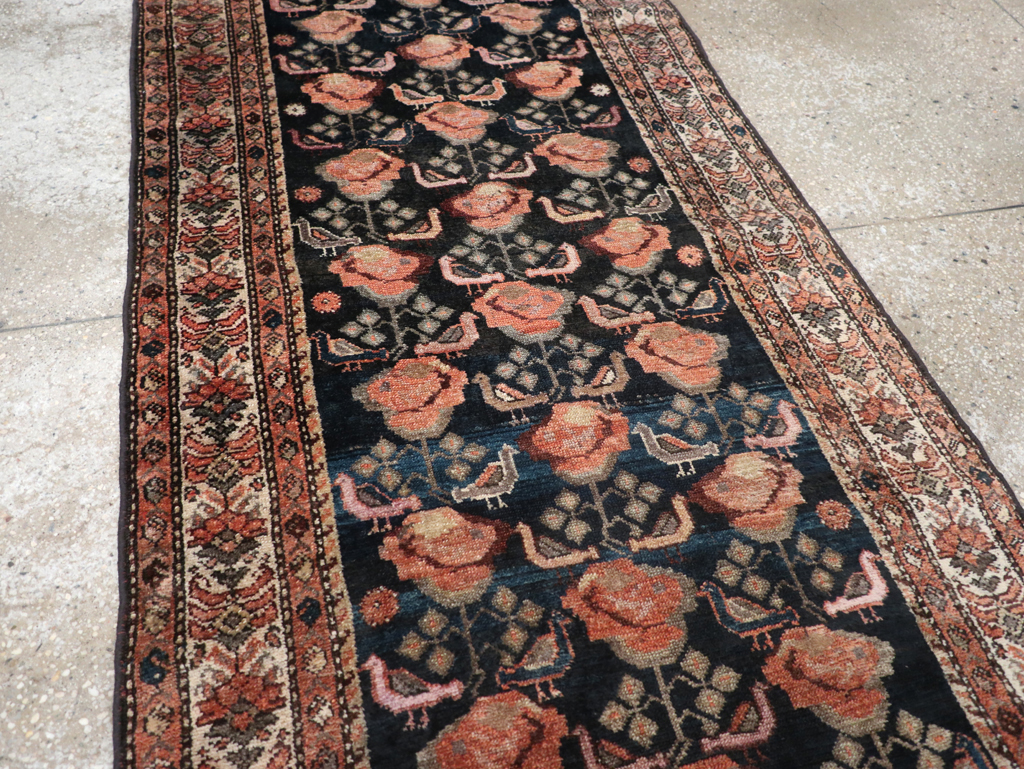 Antique Persian Kurdish Runner, No.32210 - Staging