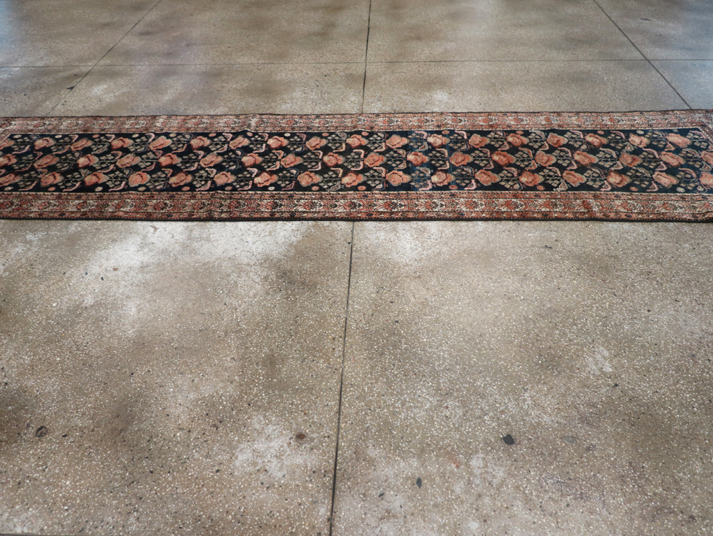 Antique Persian Kurdish Runner, No.32210 - Staging