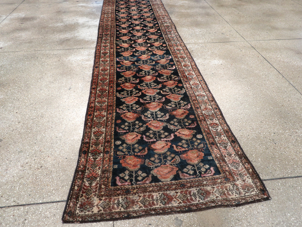 Antique Persian Kurdish Runner, No.32210 - Staging