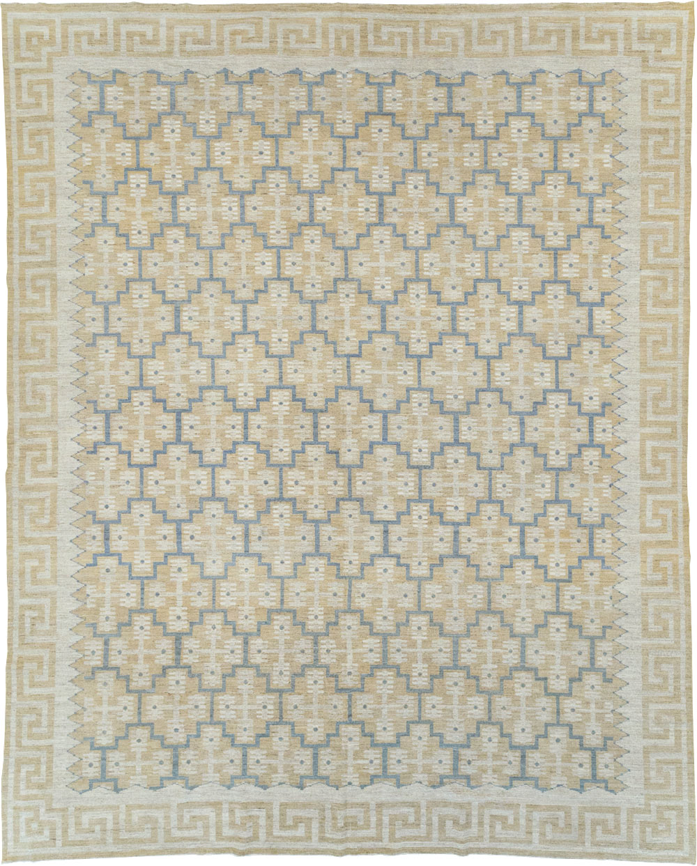 Modern East Turkestan Khotan Large Room Size Carpet, No.32217 - Staging