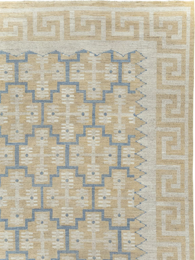 Modern East Turkestan Khotan Large Room Size Carpet, No.32217 - Staging
