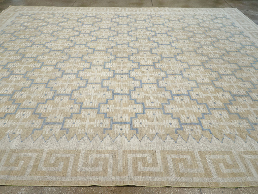 Modern East Turkestan Khotan Large Room Size Carpet, No.32217 - Staging