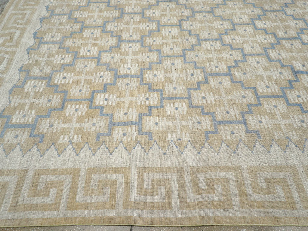 Modern East Turkestan Khotan Large Room Size Carpet, No.32217 - Staging