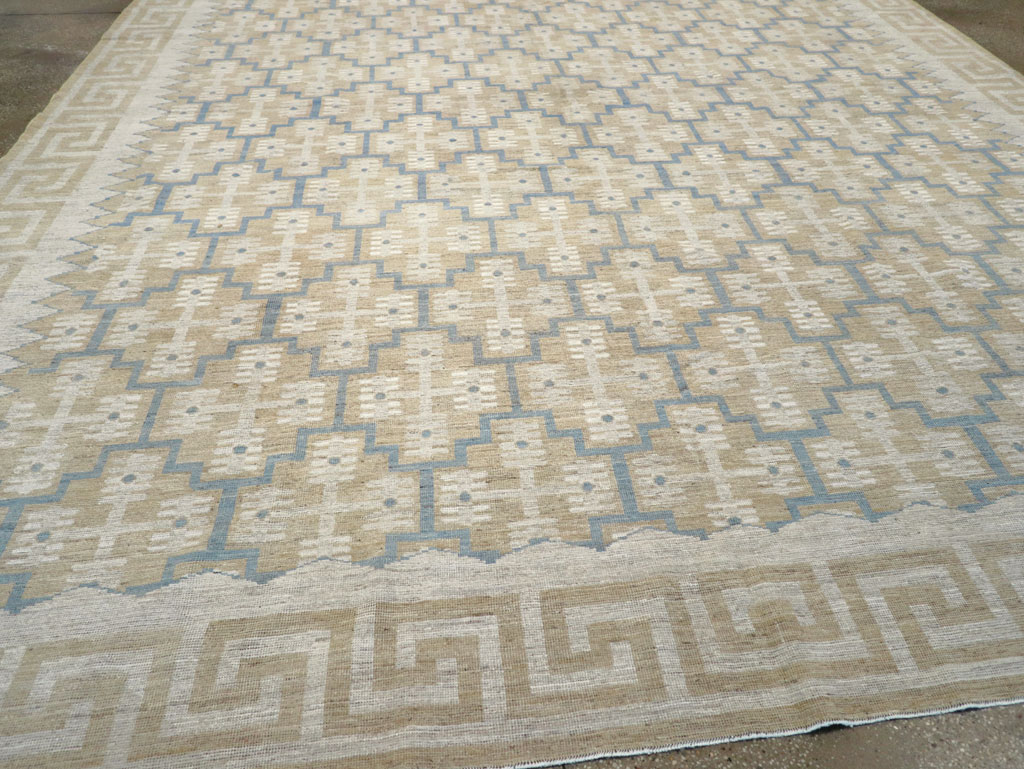 Modern East Turkestan Khotan Large Room Size Carpet, No.32217 - Staging