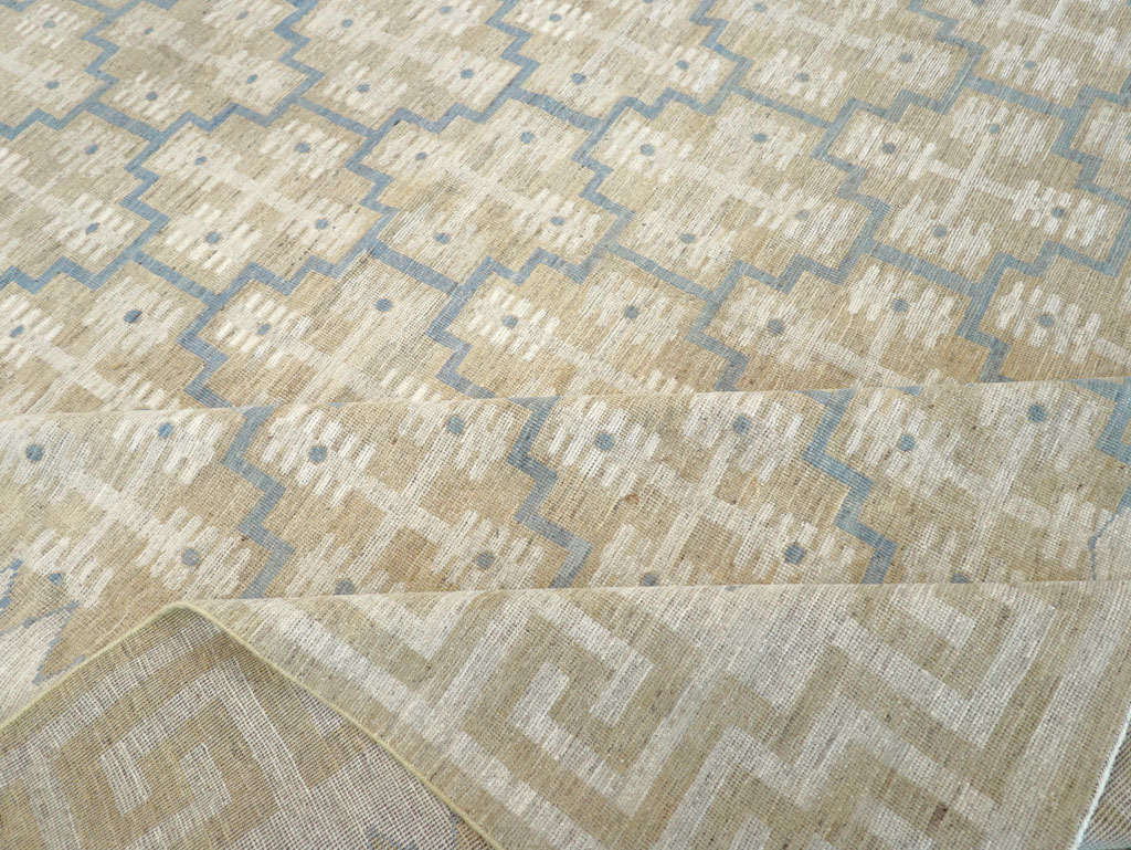 Modern East Turkestan Khotan Large Room Size Carpet, No.32217 - Staging