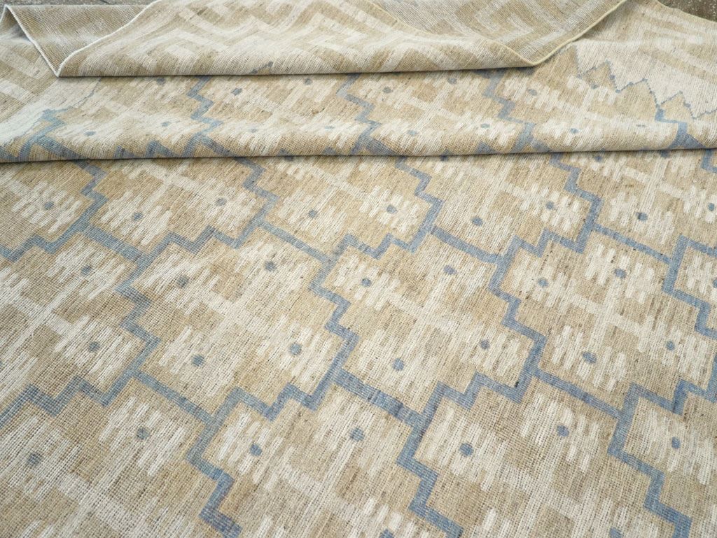 Modern East Turkestan Khotan Large Room Size Carpet, No.32217 - Staging