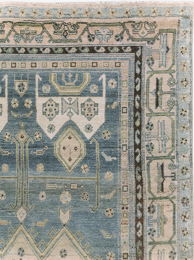 Vintage Persian Kurd Runner, No.32228 - Staging