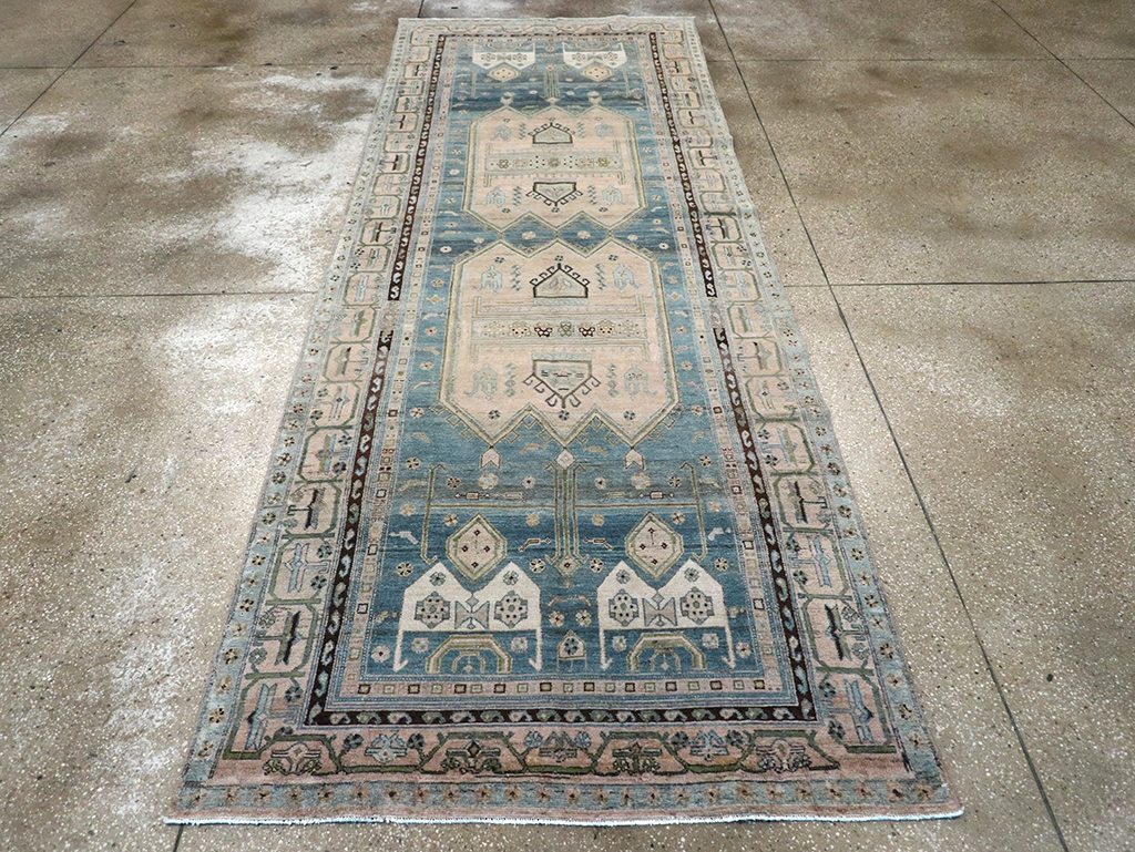 Vintage Persian Kurd Runner, No.32228 - Staging