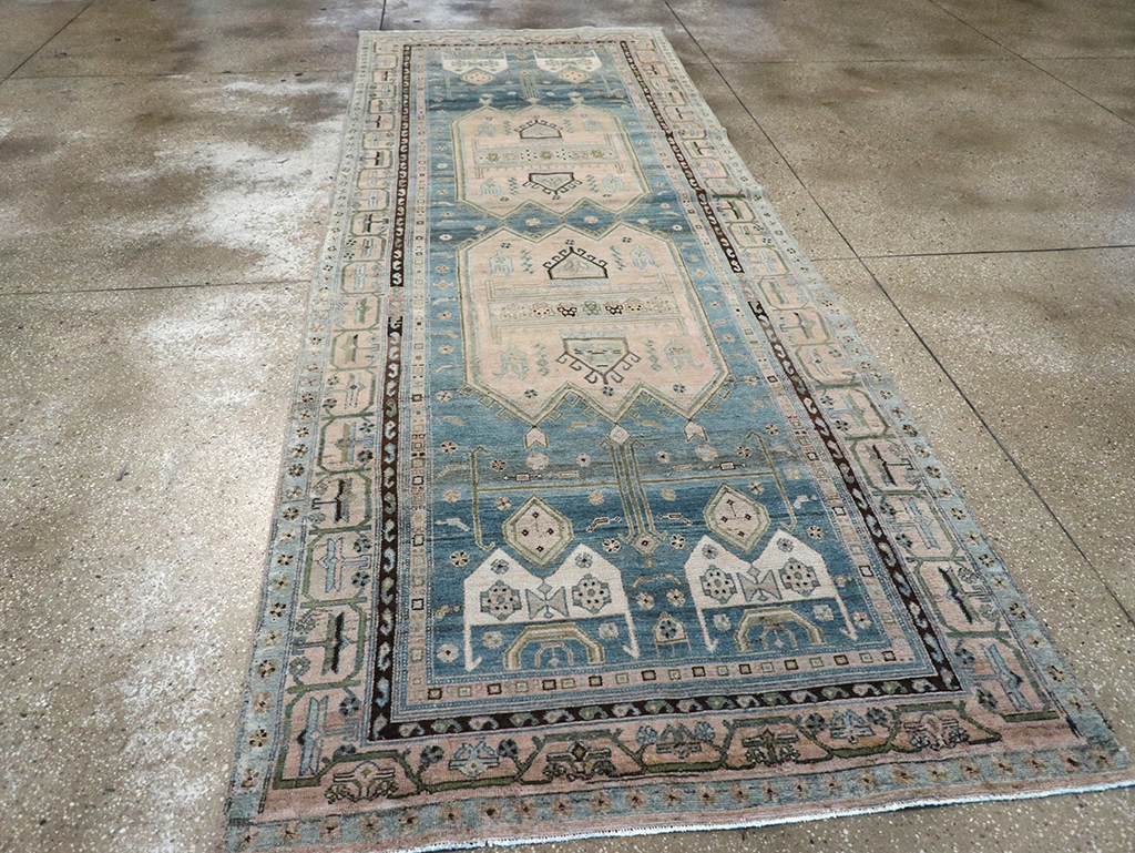 Vintage Persian Kurd Runner, No.32228 - Staging