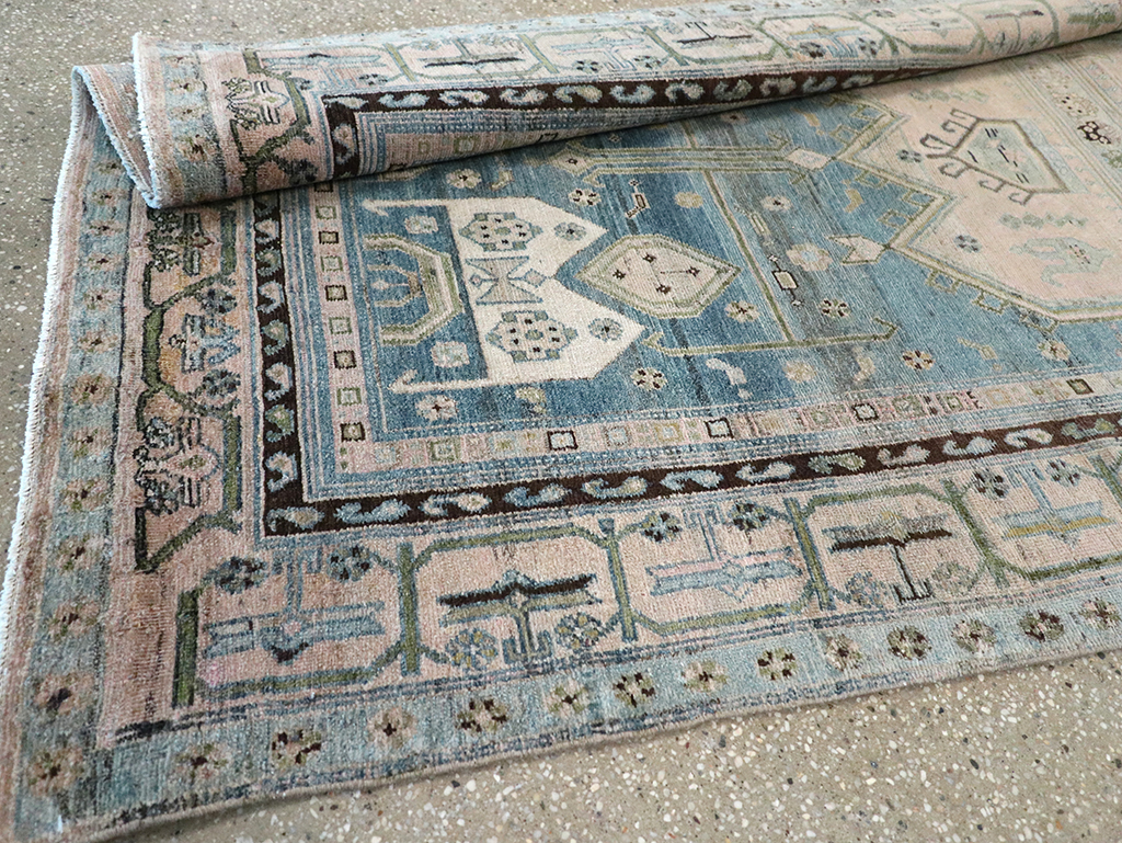 Vintage Persian Kurd Runner, No.32228 - Staging