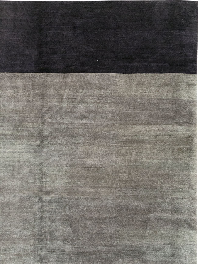 Modern Tibetan Art Deco Style Large Square Carpet, No.32241 - Staging