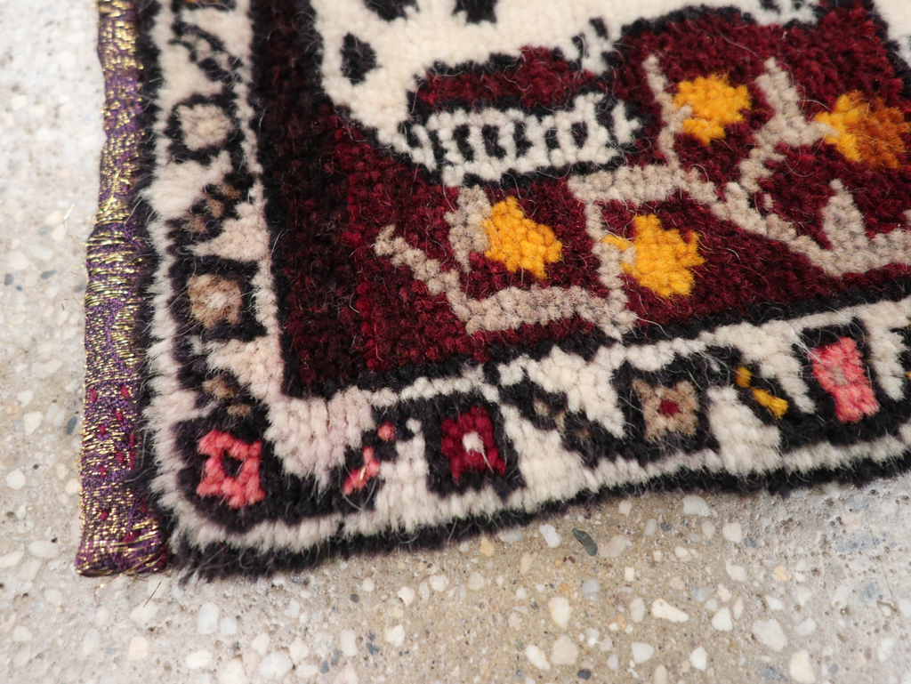 Vintage Anatolian Pictorial Rug, No.32242 - Staging