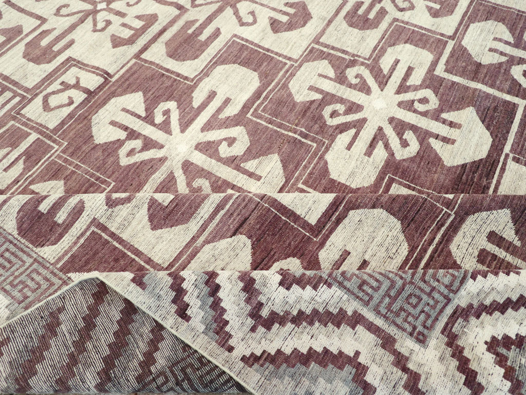 Modern East Turkestan Khotan Large Room Size Carpet, No.32250 - Staging