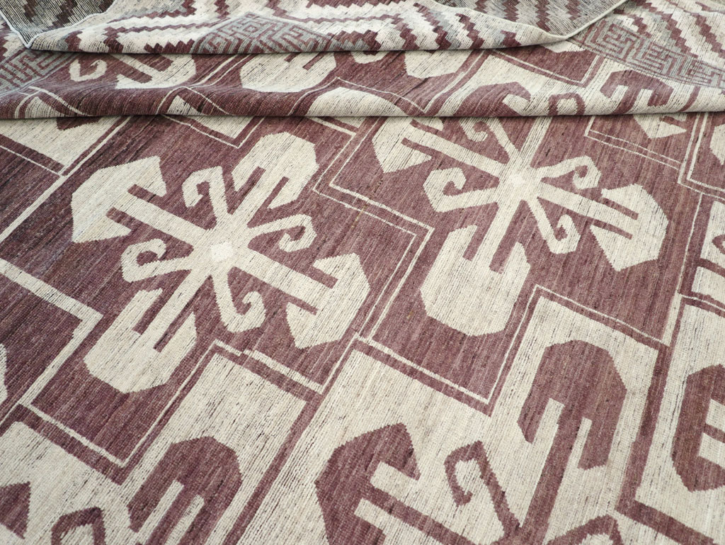 Modern East Turkestan Khotan Large Room Size Carpet, No.32250 - Staging