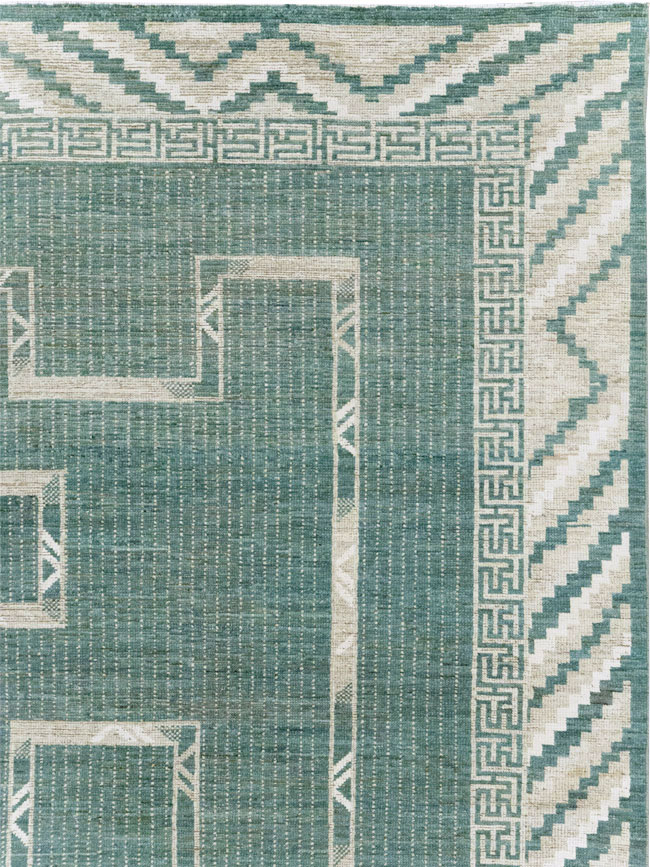 African Tuareg Inspired Modern East Turkestan Khotan Carpet, No.32252 - Staging