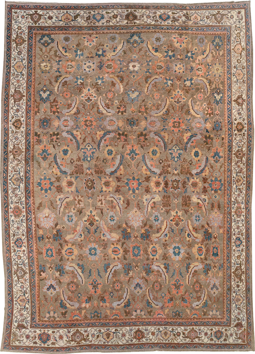 Antique Persian Mahal Carpet, No.32253 - Staging