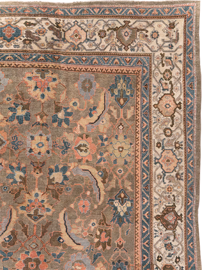 Antique Persian Mahal Carpet, No.32253 - Staging