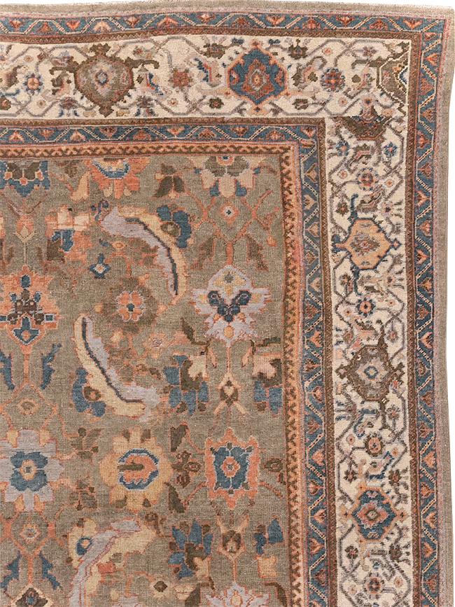 Antique Persian Mahal Carpet, No.32253 - Staging