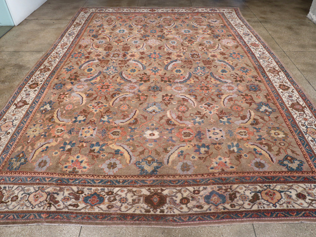 Antique Persian Mahal Carpet, No.32253 - Staging