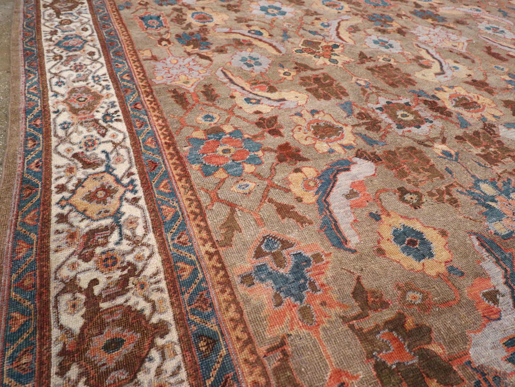Antique Persian Mahal Carpet, No.32253 - Staging