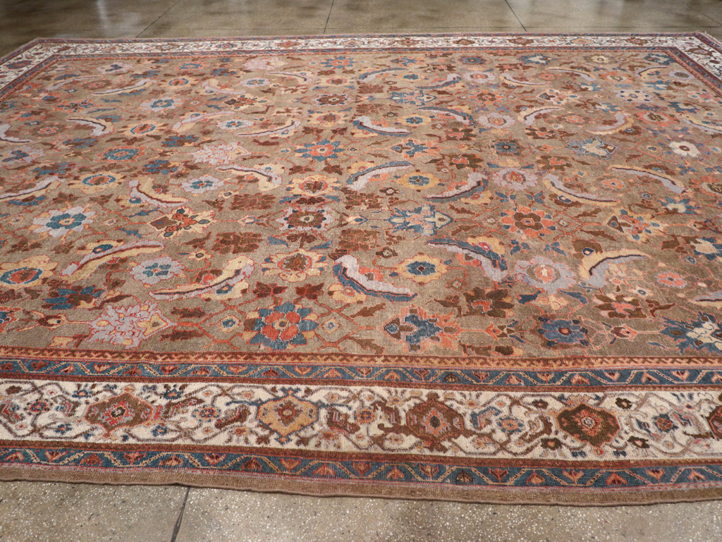 Antique Persian Mahal Carpet, No.32253 - Staging
