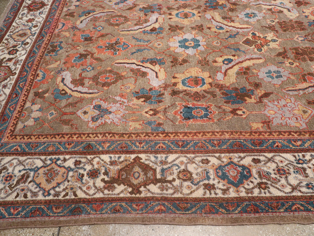 Antique Persian Mahal Carpet, No.32253 - Staging