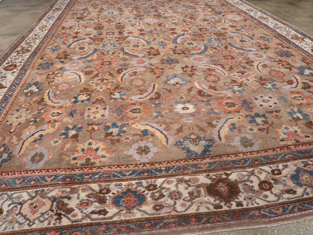 Antique Persian Mahal Carpet, No.32253 - Staging