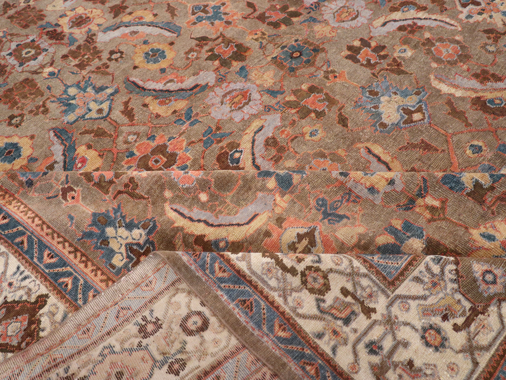 Antique Persian Mahal Carpet, No.32253 - Staging