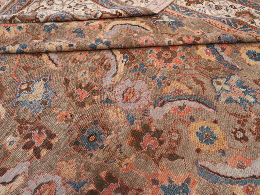 Antique Persian Mahal Carpet, No.32253 - Staging