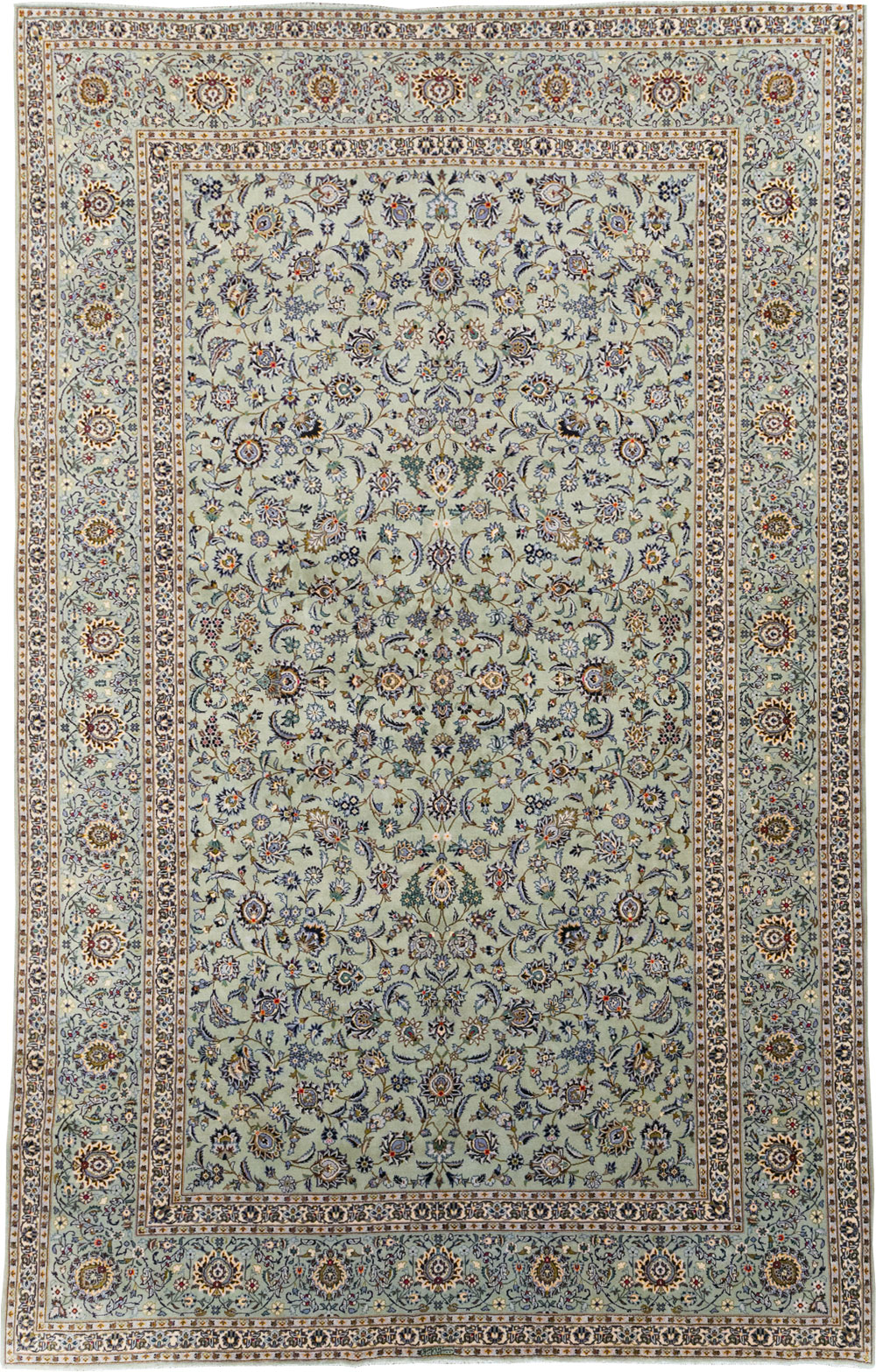 Traditional Persian Kashan Large Carpet, No.32255 - Staging