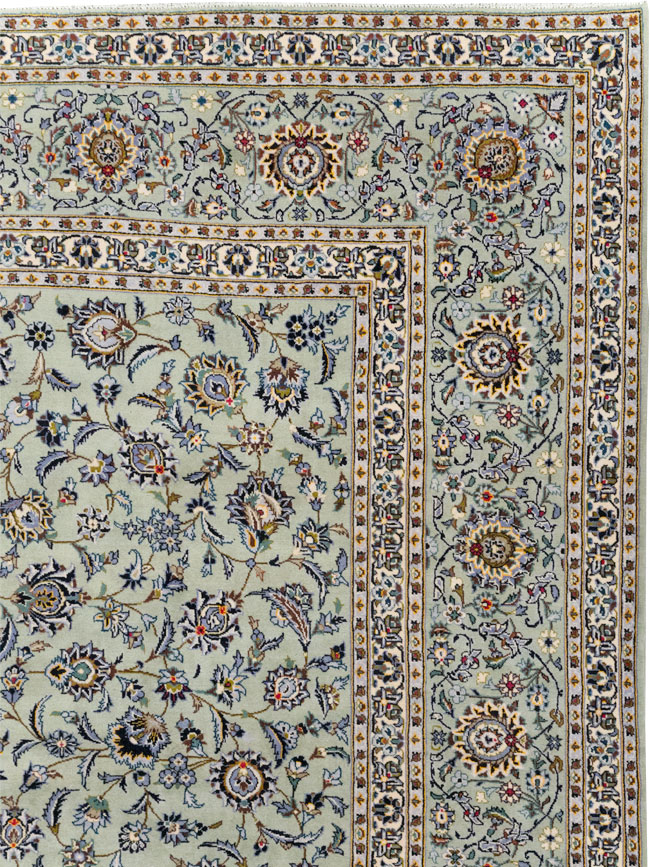 Traditional Persian Kashan Large Carpet, No.32255 - Staging