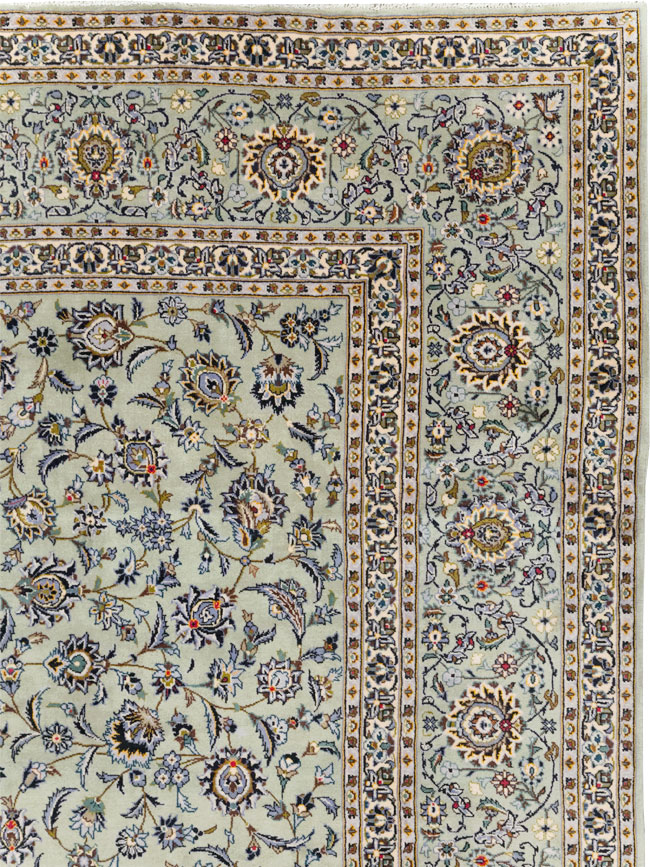 Traditional Persian Kashan Large Carpet, No.32255 - Staging