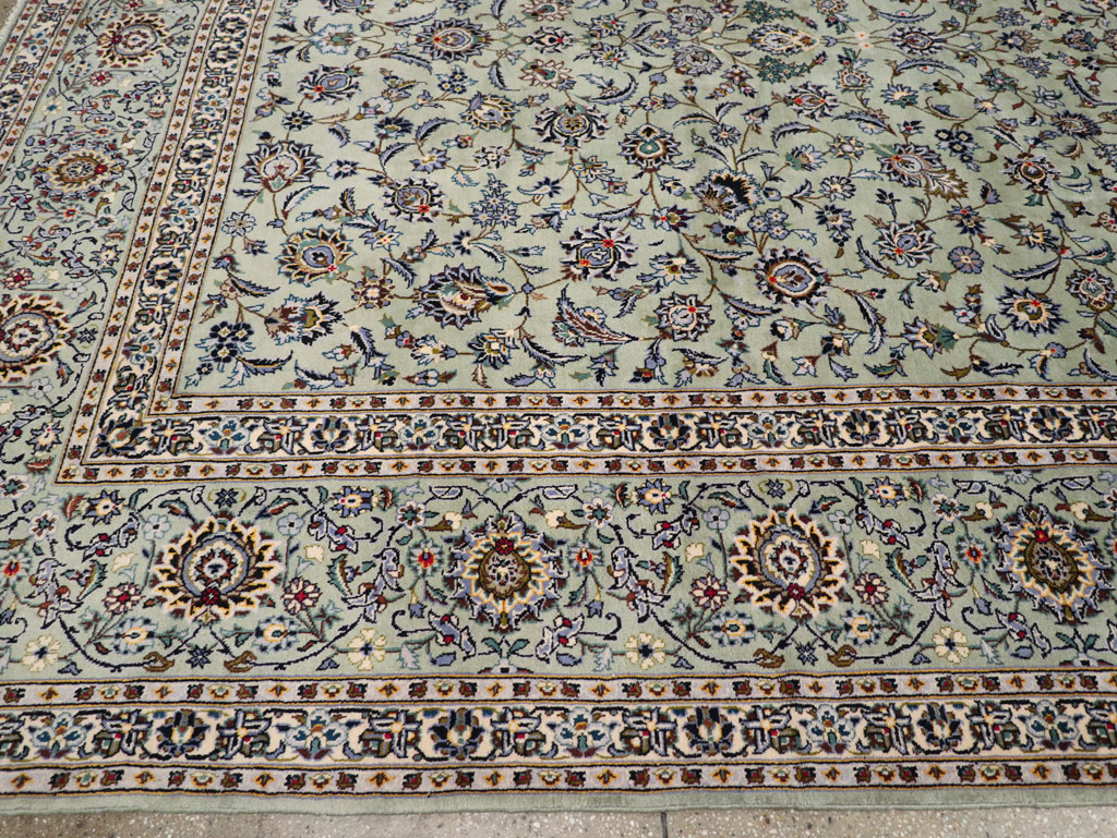 Traditional Persian Kashan Large Carpet, No.32255 - Staging