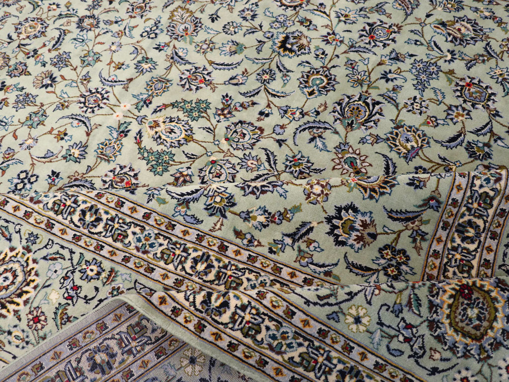 Traditional Persian Kashan Large Carpet, No.32255 - Staging