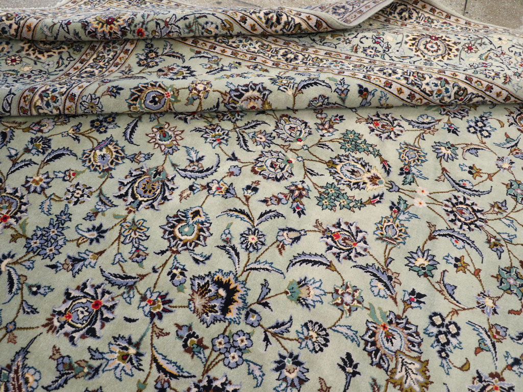 Traditional Persian Kashan Large Carpet, No.32255 - Staging