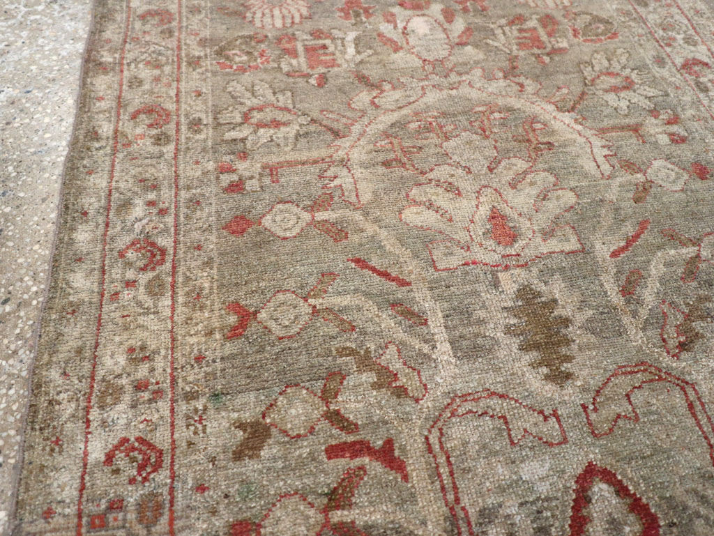 Vintage Persian Malayer Rug, No.32263 - Staging