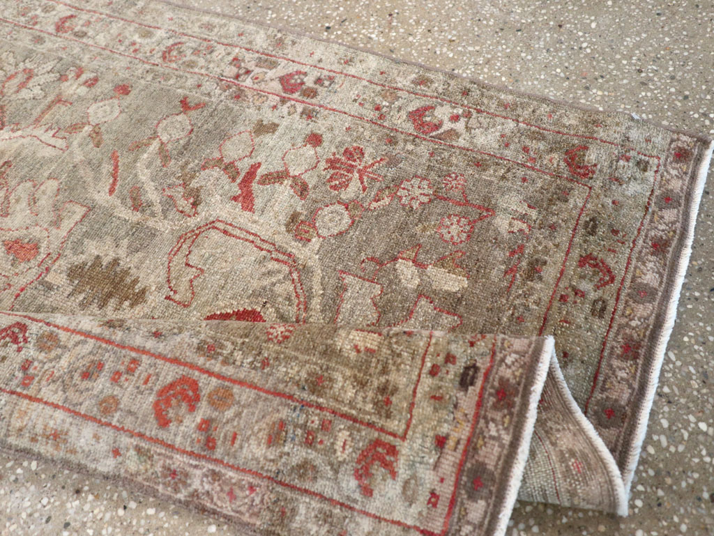 Vintage Persian Malayer Rug, No.32263 - Staging