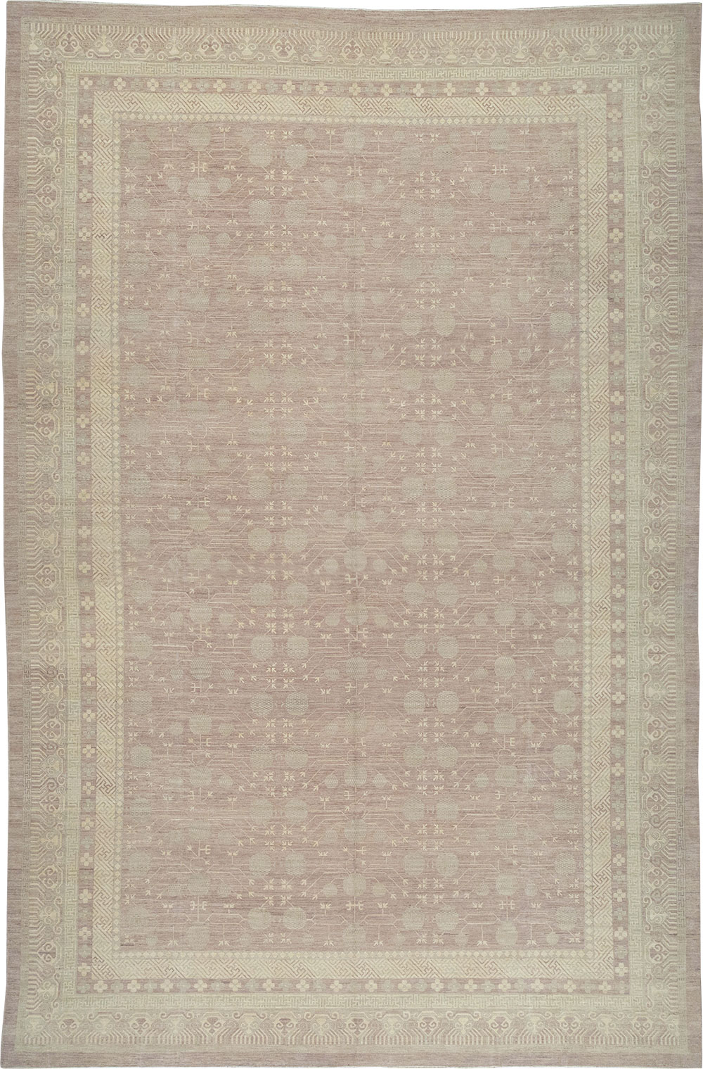 Modern East Turkestan Khotan Oversize Carpet, No.32266 - Staging