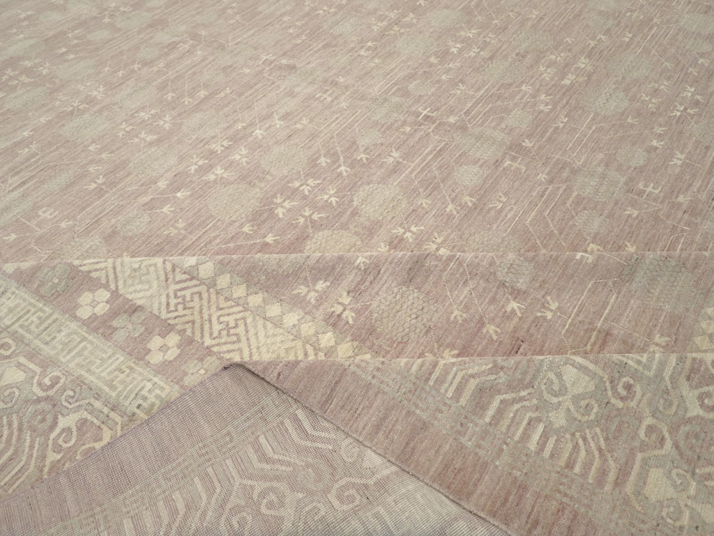 Modern East Turkestan Khotan Oversize Carpet, No.32266 - Staging