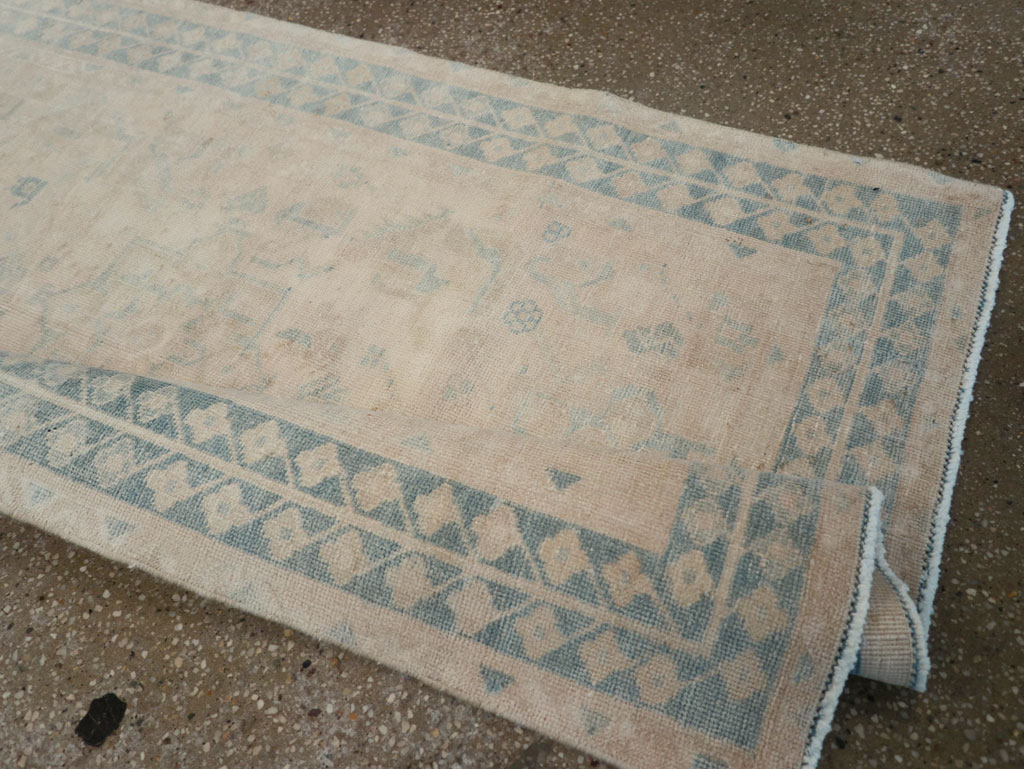 Vintage Persian Heriz Runner, No.32274 - Staging