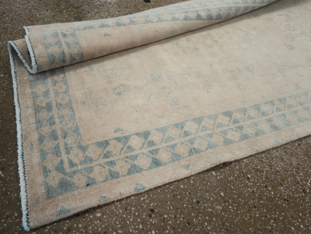 Vintage Persian Heriz Runner, No.32274 - Staging