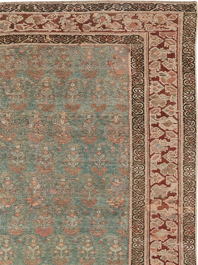 Antique Persian Kurdish Long Runner, No.32275 - Staging