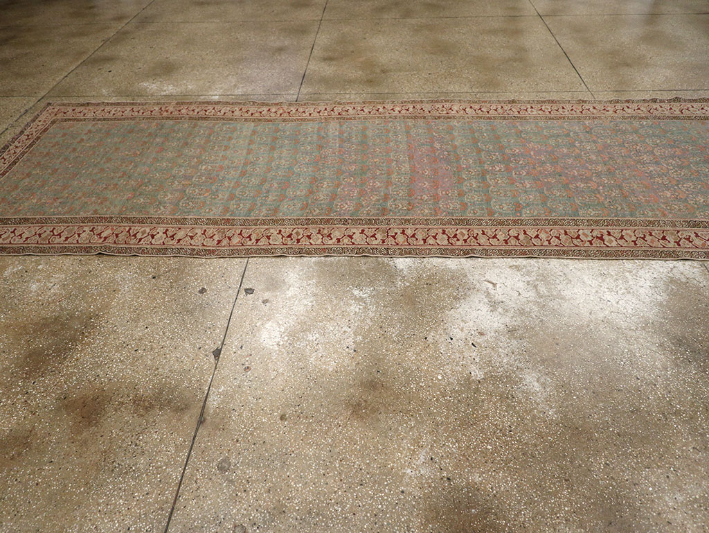 Antique Persian Kurdish Long Runner, No.32275 - Staging