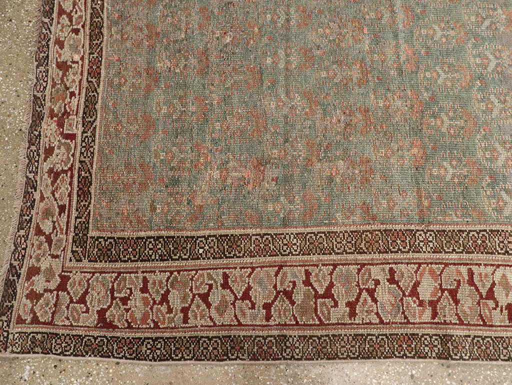 Antique Persian Kurdish Long Runner, No.32275 - Staging