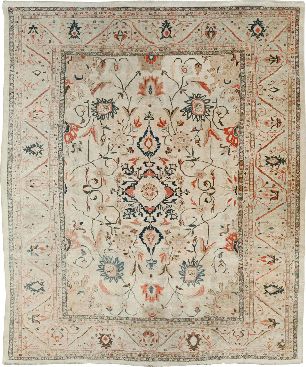 Antique Persian Sultanabad Large Carpet, No.32316 - Staging